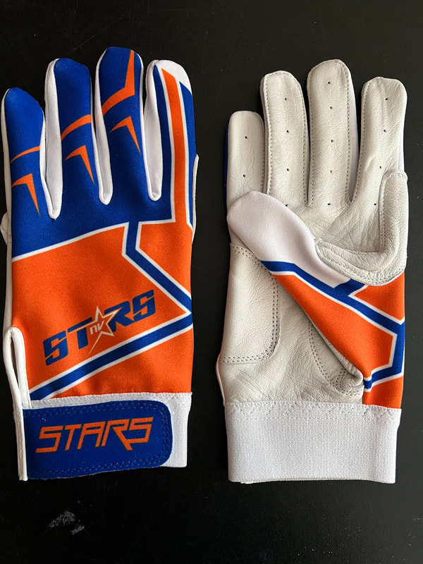 Custom design batting gloves - Upstart Sports
